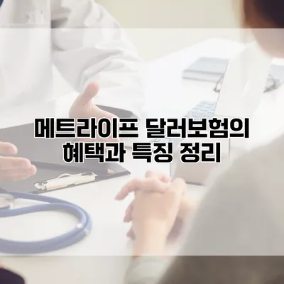 메트라이프 달러보험의 혜택과 특징 정리