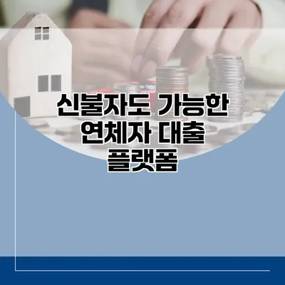 신불자도 가능한 연체자 대출 플랫폼