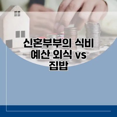신혼부부의 식비 예산 외식 vs 집밥