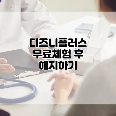 디즈니플러스 무료체험 후 해지하기
