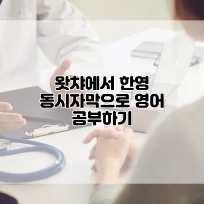왓챠에서 한영 동시자막으로 영어 공부하기